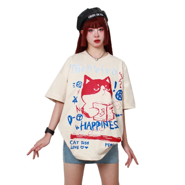 CAT HAPPINESS TEE - ATK770