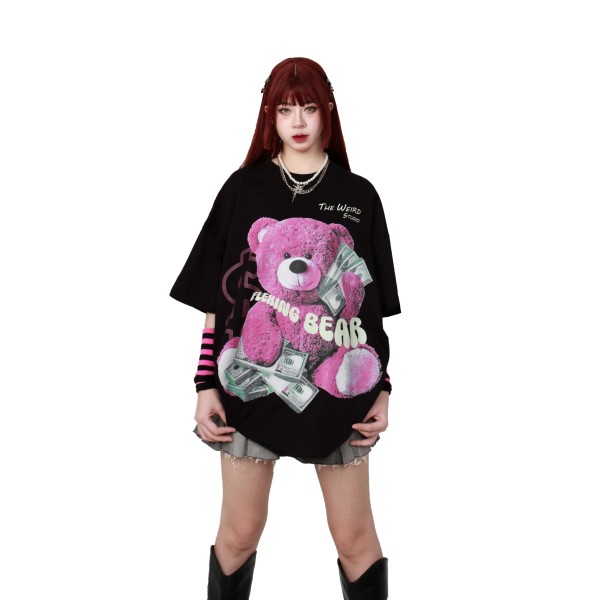 PINK BEAR TEE - ATK768