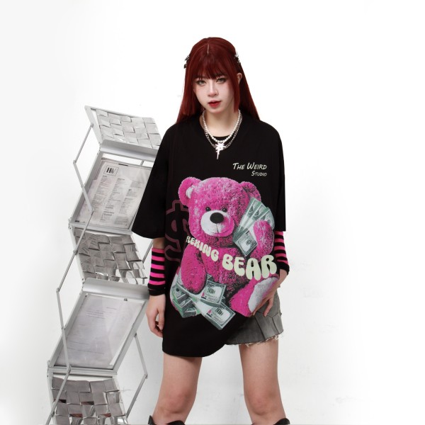 PINK BEAR TEE - ATK768 