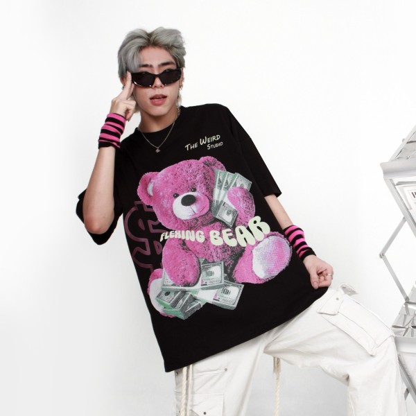 PINK BEAR TEE - ATK768 