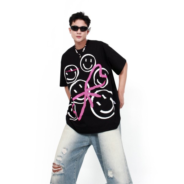 SMILE ICON TEE  - ATK784 