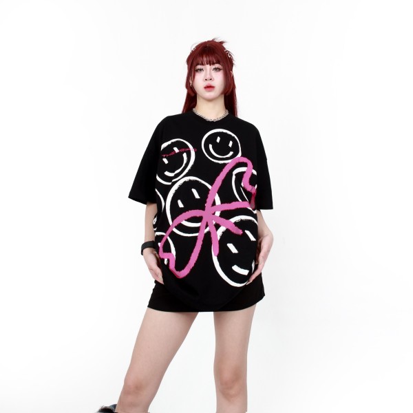 SMILE ICON TEE  - ATK784 