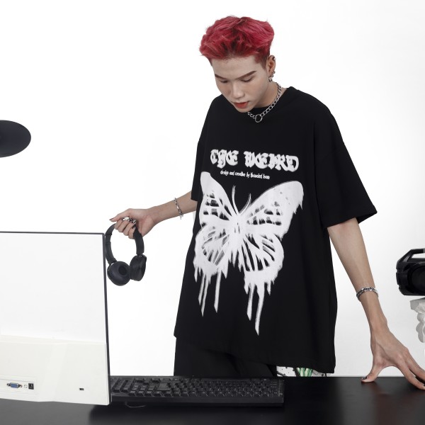 GHOST BUTTERFLY TEE - ATK713 NO RESTOCK