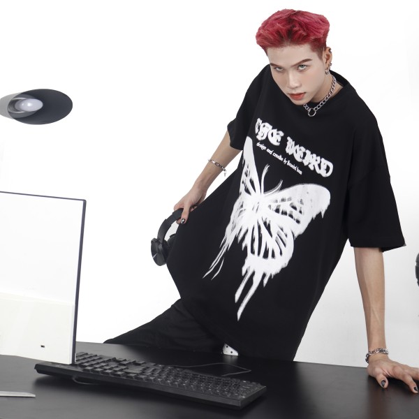 GHOST BUTTERFLY TEE - ATK713 NO RESTOCK