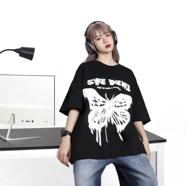 GHOST BUTTERFLY TEE - ATK713 NO RESTOCK