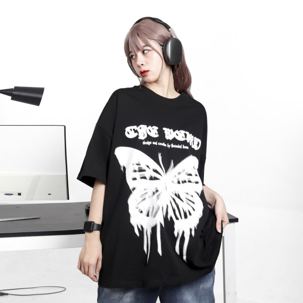 GHOST BUTTERFLY TEE - ATK713 NO RESTOCK