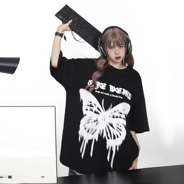 GHOST BUTTERFLY TEE - ATK713 NO RESTOCK