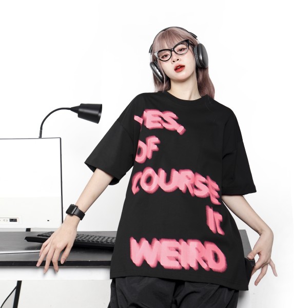PINK WEIRD TEE - ATK711 NO RESTOCK