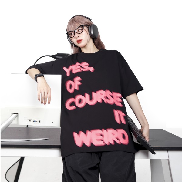 PINK WEIRD TEE - ATK711 NO RESTOCK