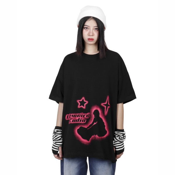 SHADOW PINK TEE - ATK669 NO RESTOCK