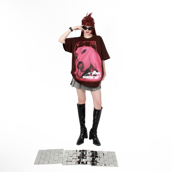 STRANGE GIRL TEE - ATK775