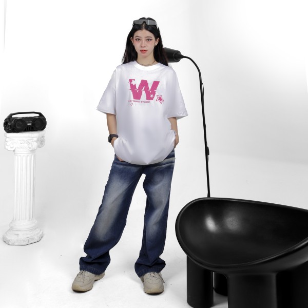 W PINK TEE - ATK709