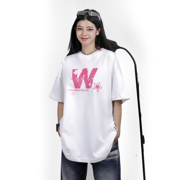 W PINK TEE - ATK709