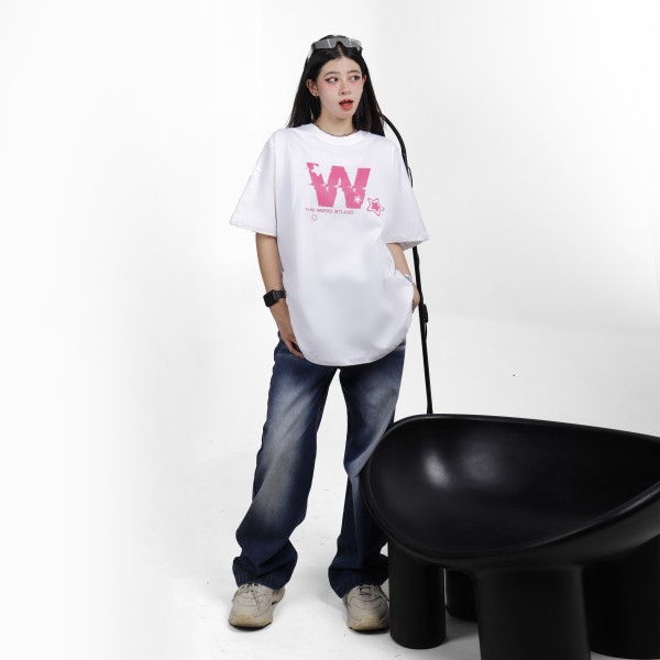 W PINK TEE - ATK709