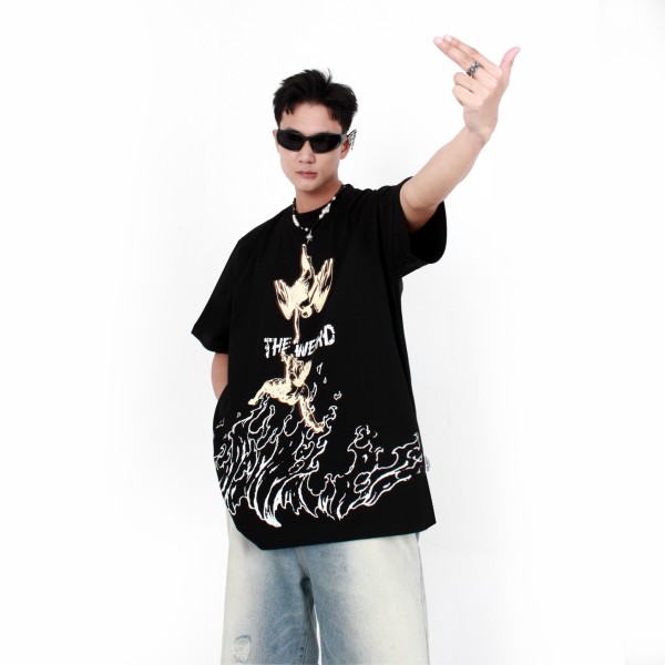 FIRE FLOWERS TEE - ATK778