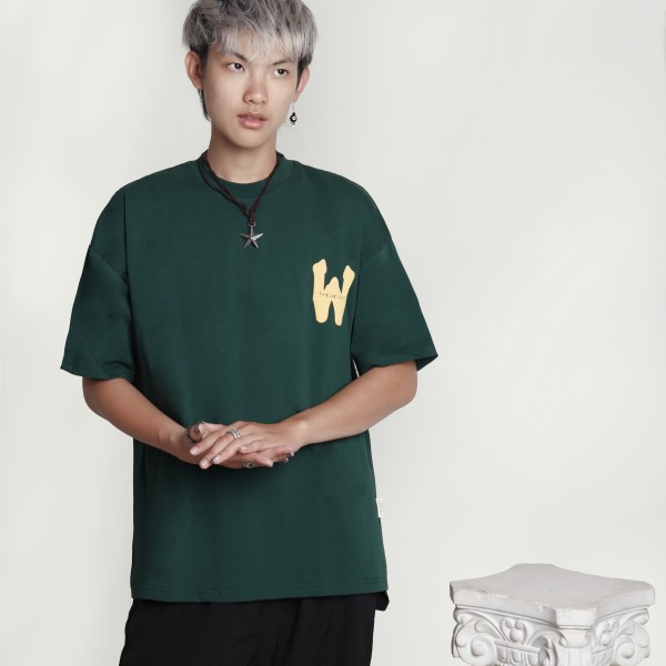 W EMBOSSED TEE - ATK518