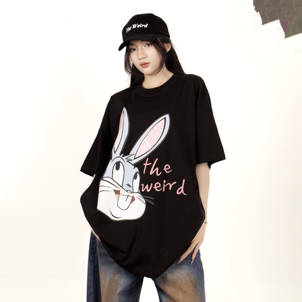 GRAY RABBIT TEE - ATK794