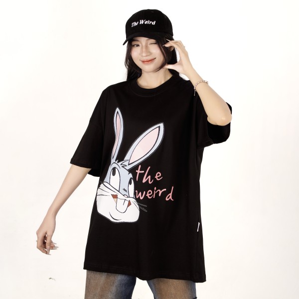 GRAY RABBIT TEE - ATK794