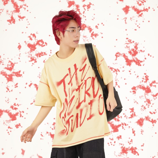 BRUSH STROKES TEE - ATK821
