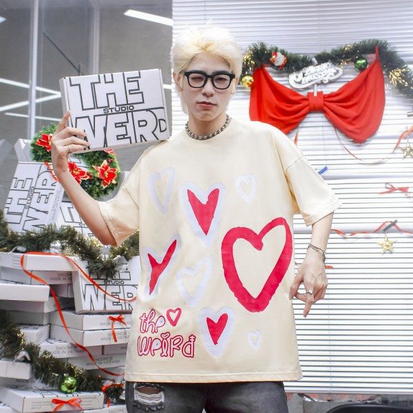 HEART TEE - ATK854