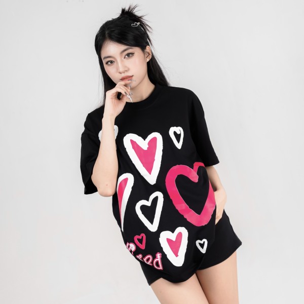 HEART TEE - ATK854