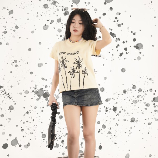 FLOWER TREE TEE - ẠTK838 NO RESTOCK