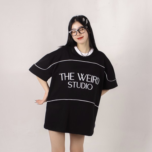 HORIZONTAL BORDER TEE - ATK836