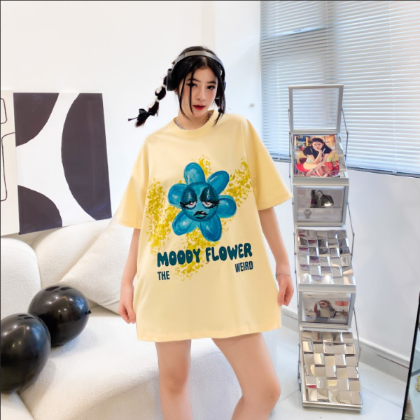 MOODY FLOWER TEE - ATK819