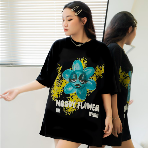 MOODY FLOWER TEE - ATK819