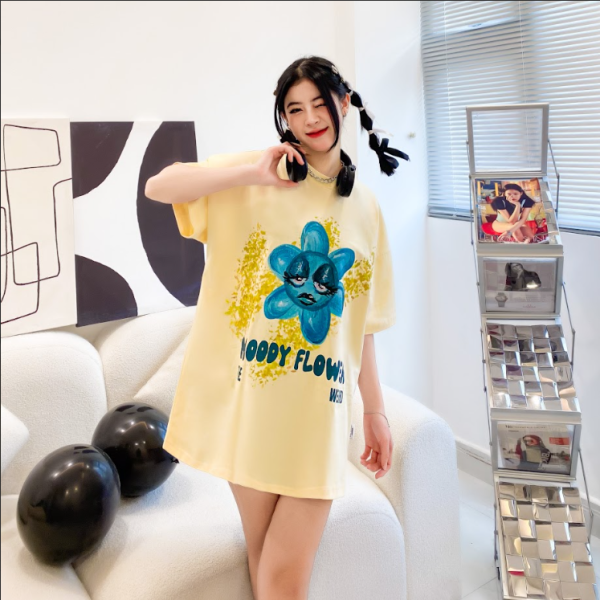 MOODY FLOWER TEE - ATK819
