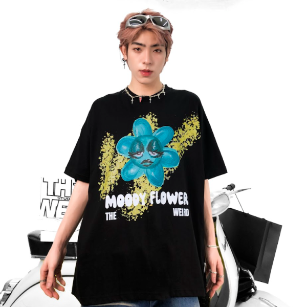 MOODY FLOWER TEE - ATK819